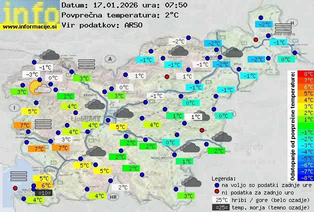 Trenutno vreme Novo mesto