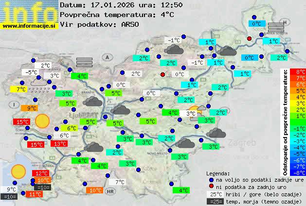 Trenutno vreme Slovenska Bistrica
