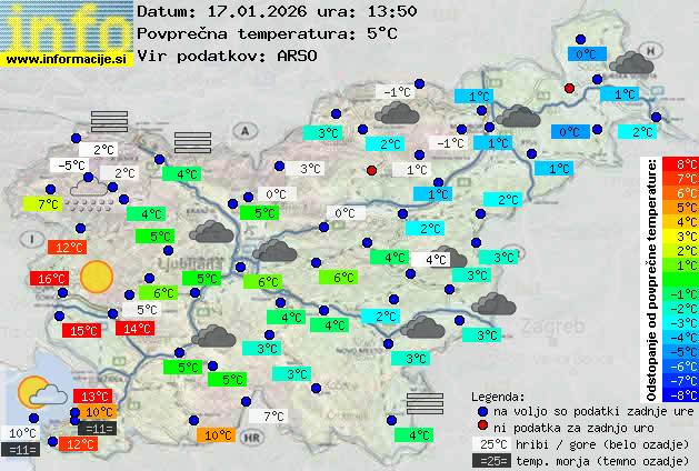 Trenutno vreme Slovenska Bistrica