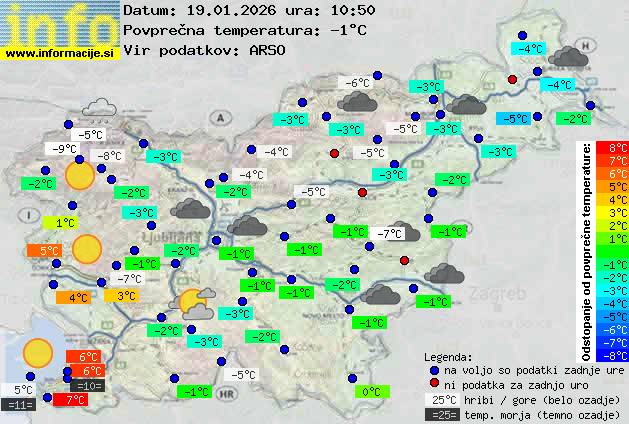 Trenutno vreme Novo mesto