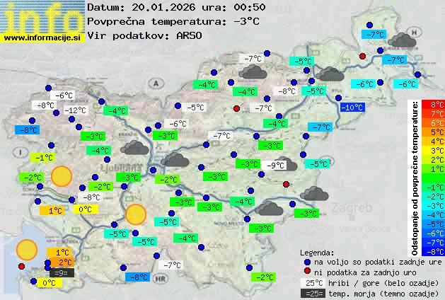 Trenutno vreme Vrhnika