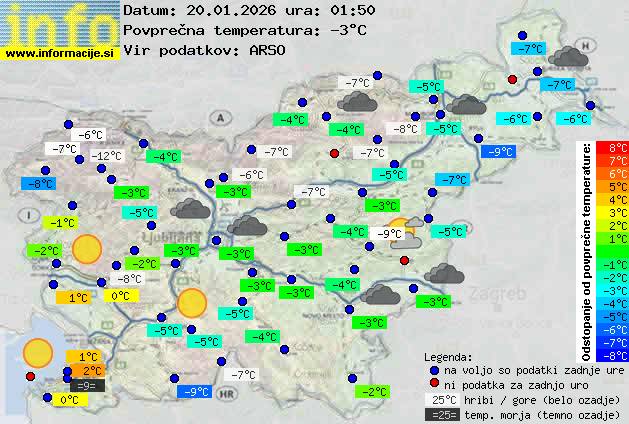 Trenutno vreme Kranjska Gora