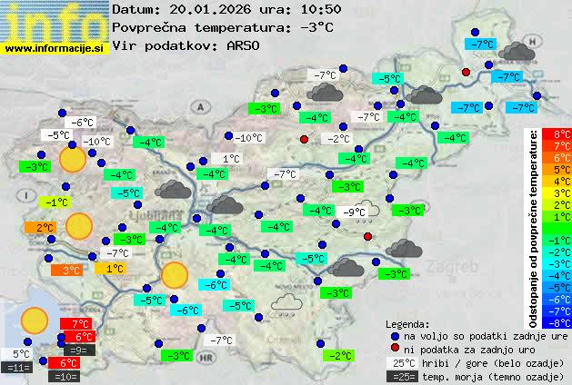 Trenutno vreme Vrhnika