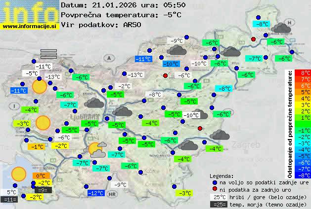 Trenutno vreme Jesenice