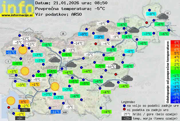 Trenutno vreme Velenje