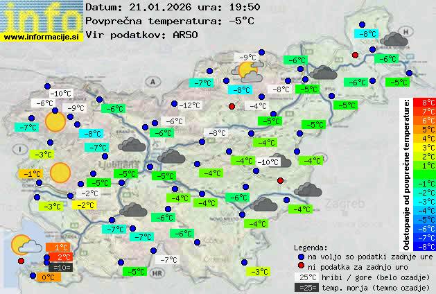 Trenutno vreme Litija