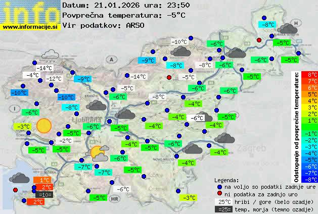 Trenutno vreme Kranjska Gora