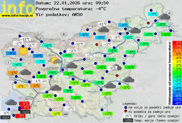 Trenutno vreme Rogaška Slatina