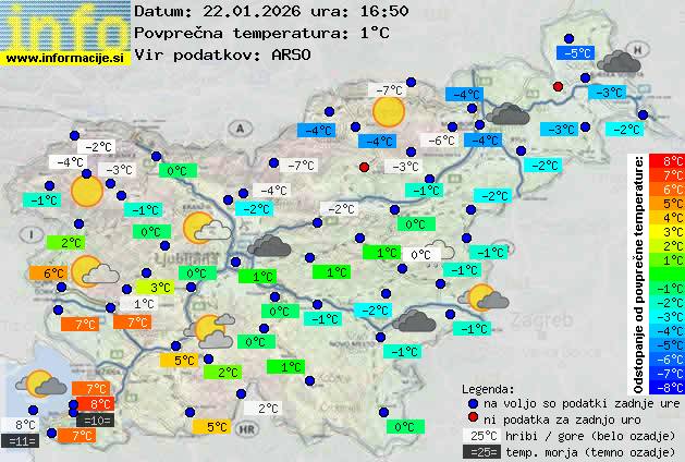 Trenutno vreme Škofja Loka