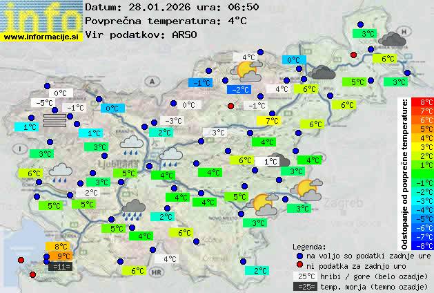 Trenutno vreme Radovljica