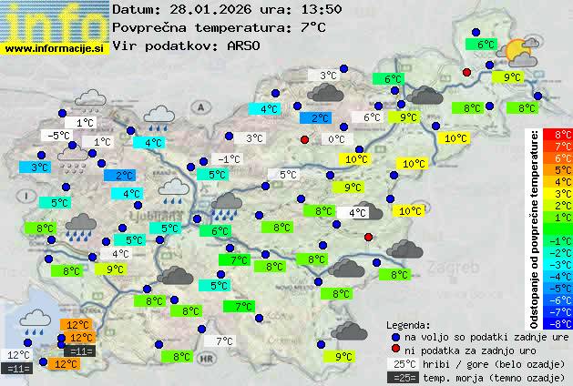 Trenutno vreme Murska Sobota