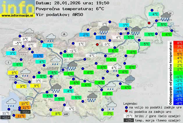 Trenutno vreme Velenje