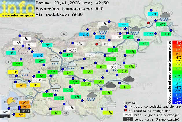 Trenutno vreme Ravne na Koroškem