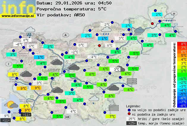 Trenutno vreme Logatec