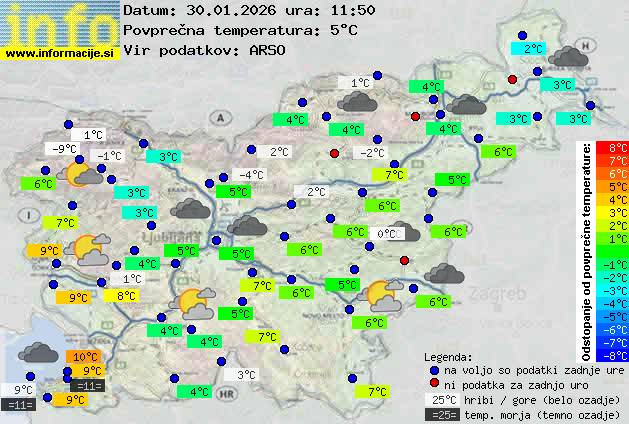 Trenutno vreme Kranjska Gora