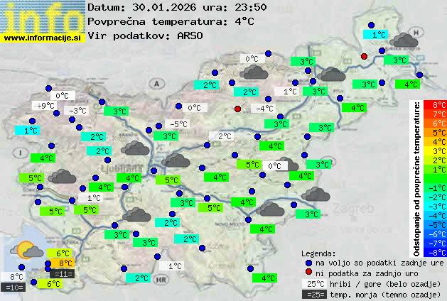 Trenutno vreme Bovec
