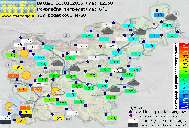 Trenutno vreme Vrhnika