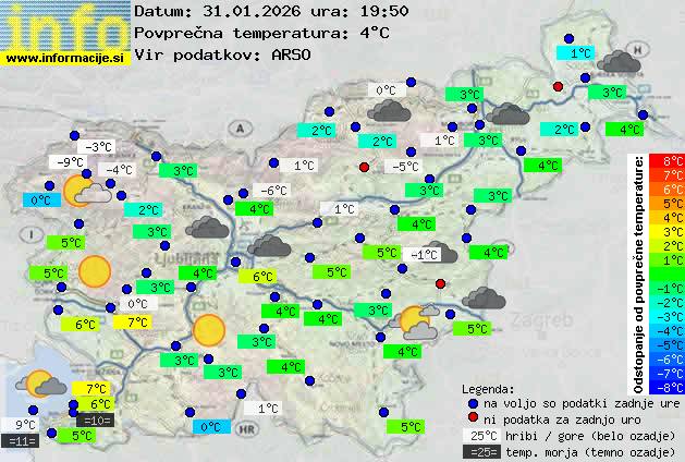 Trenutno vreme Slovenj Gradec