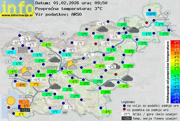 Trenutno vreme Koper