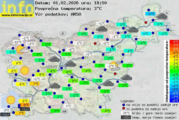 Trenutno vreme Koper