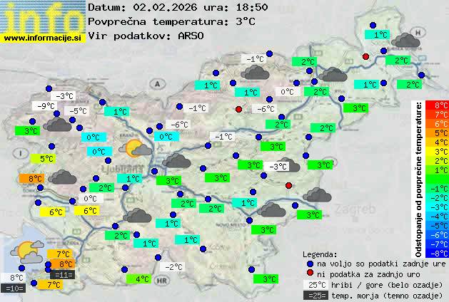 Trenutno vreme Murska Sobota