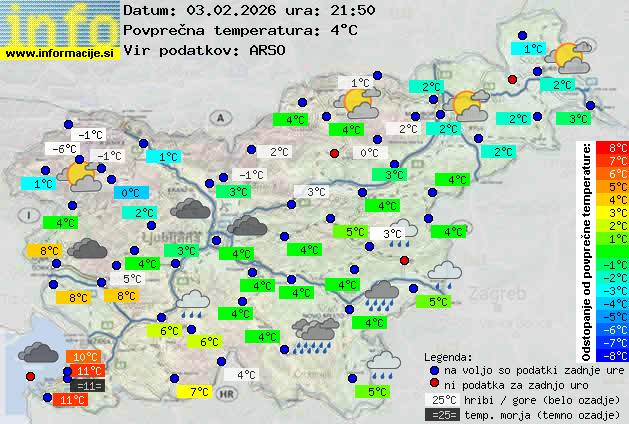 Trenutno vreme Kranj