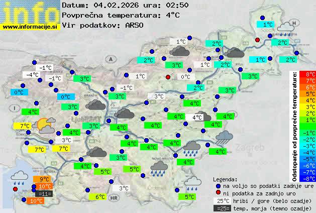 Trenutno vreme Slovenj Gradec