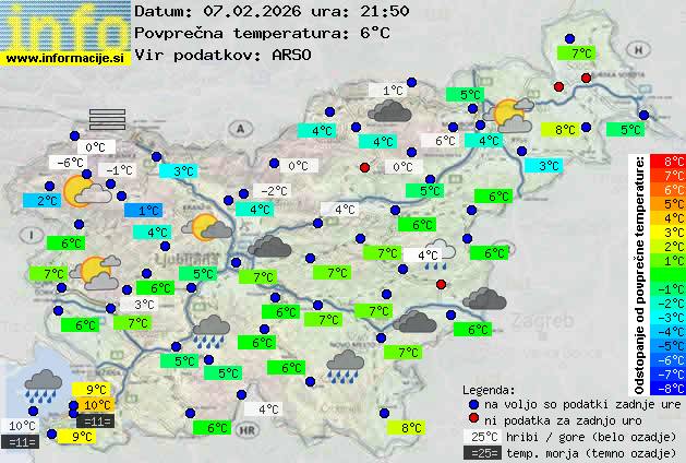 Trenutno vreme Kranjska Gora