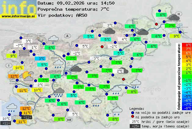 Trenutno vreme Velenje