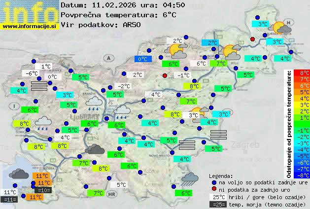 Trenutno vreme Slovenj Gradec