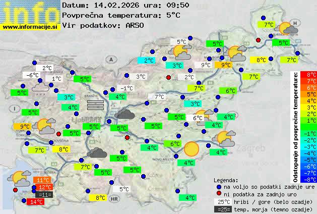 Trenutno vreme Murska Sobota