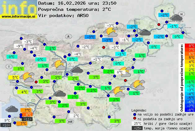 Trenutno vreme Kranjska Gora