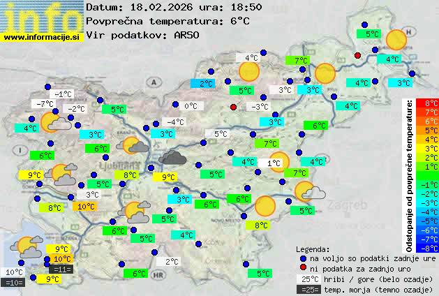 Trenutno vreme Jesenice