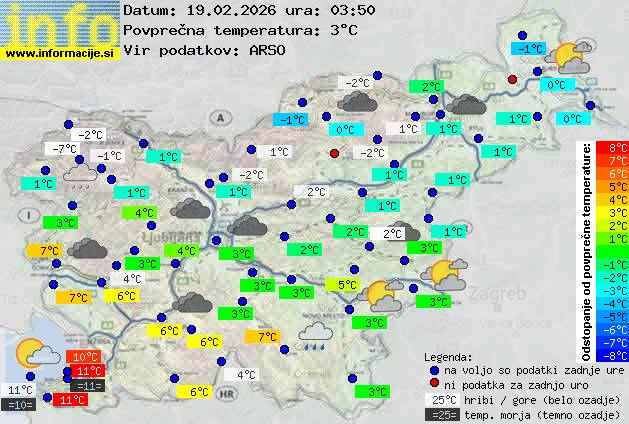 Trenutno vreme Kranj
