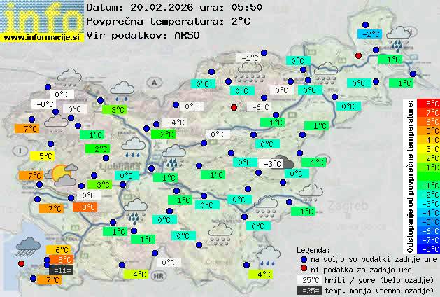 Trenutno vreme Škofja Loka