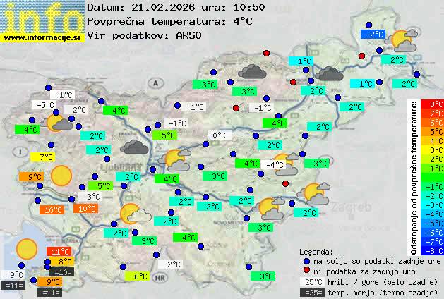 Trenutno vreme Lendava