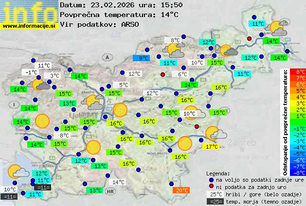 Trenutno vreme Logatec