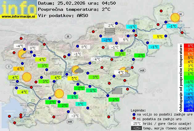 Trenutno vreme Postojna