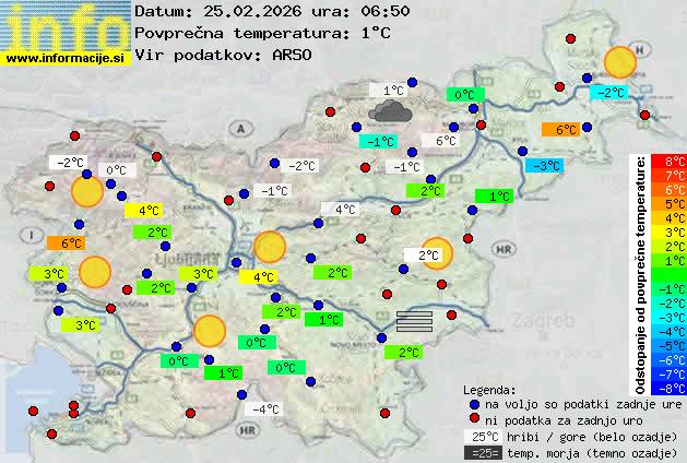 Trenutno vreme Postojna