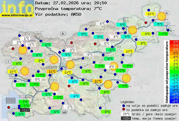 Trenutno vreme Postojna