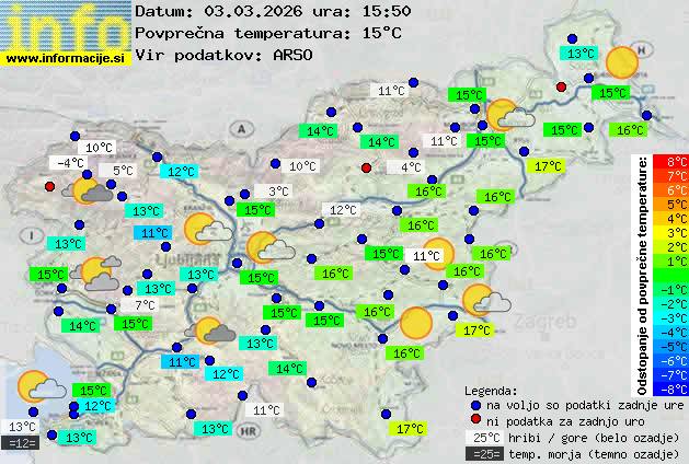 Trenutno vreme Velenje