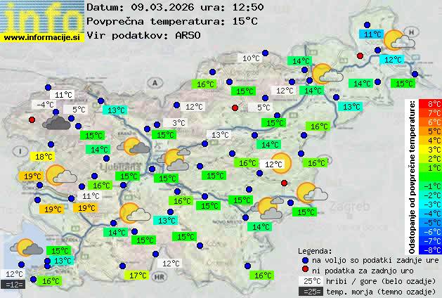 Trenutno vreme Vrhnika