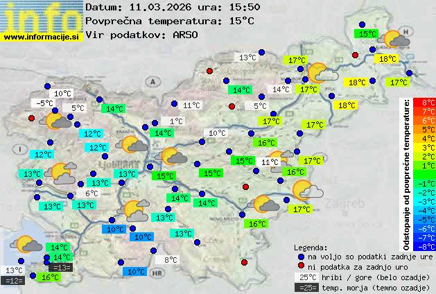 Trenutno vreme Kranjska Gora