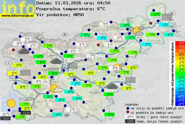 Trenutno vreme Murska Sobota