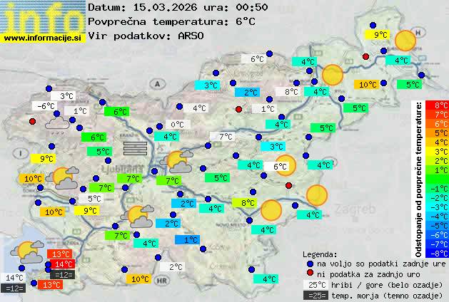 Trenutno vreme Škofja Loka