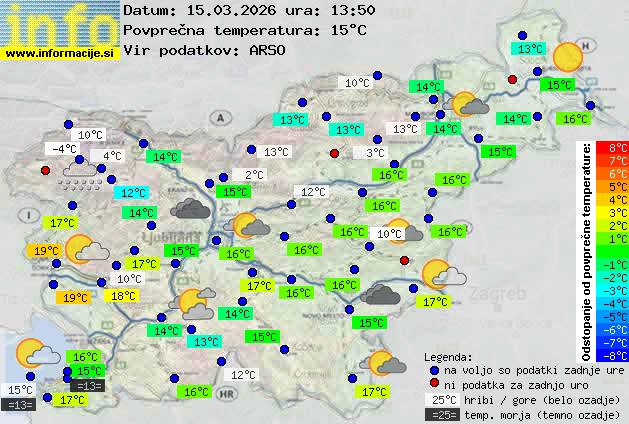 Trenutno vreme Murska Sobota