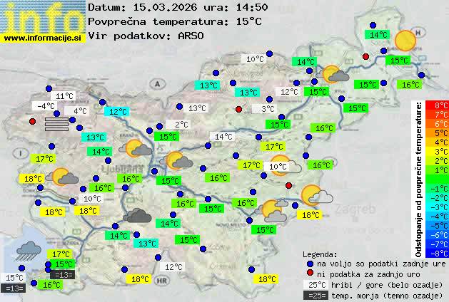 Trenutno vreme Sežana