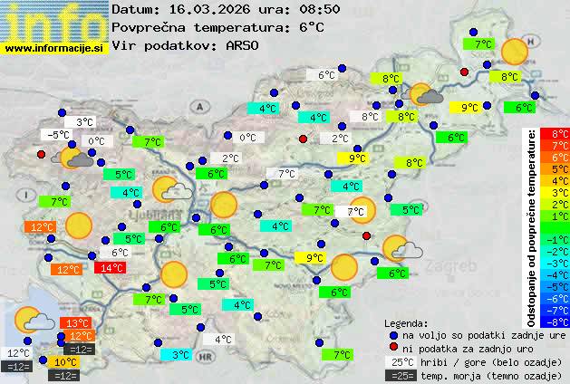 Trenutno vreme Murska Sobota