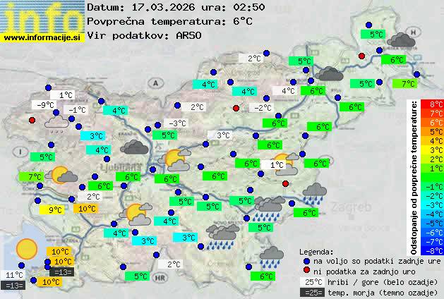 Trenutno vreme Škofja Loka