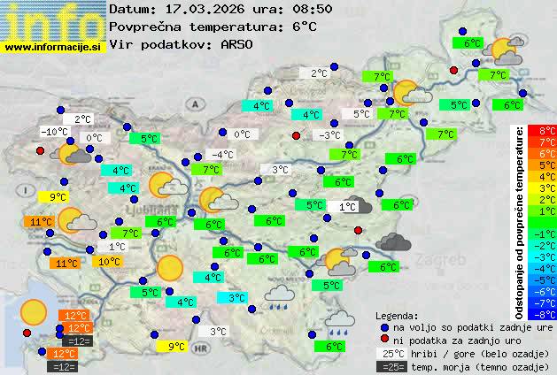 Trenutno vreme Kamnik